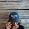 Abolish ICE Embroidered Hat – Anti ICE Protest Dad Hat – Immigration Rights Activist Cap – Gothic Font Protest Hat – Political Statement Adjustable Cap