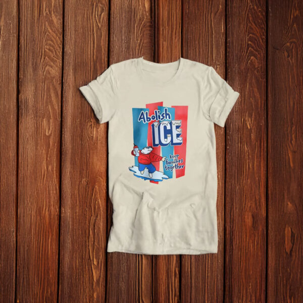 Abolish ICE Keep Families Together T-Shirt – Anti ICE Protest Shirt – Immigration Rights Polar Bear Tee – Social Justice Statement Apparel – Protest Activist Shirt