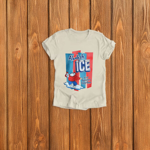 Abolish ICE Keep Families Together T-Shirt – Anti ICE Protest Shirt – Immigration Rights Polar Bear Tee – Social Justice Statement Apparel – Protest Activist Shirt