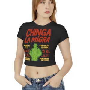 Chinga La Migra Abolish ICE Women's Baby Tee