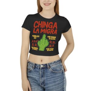 Chinga La Migra Abolish ICE Women's Baby Tee