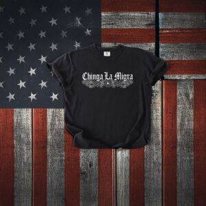 Chinga La Migra Floral T-Shirt – Anti ICE Protest Shirt – Immigration Rights Activist Tee – Feminist Floral Protest Shirt – Social Justice Statement Apparel