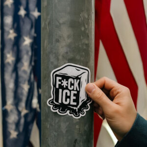 F*CK ICE Sticker – Anti ICE Protest Vinyl Sticker – Immigration Rights Activist Decal