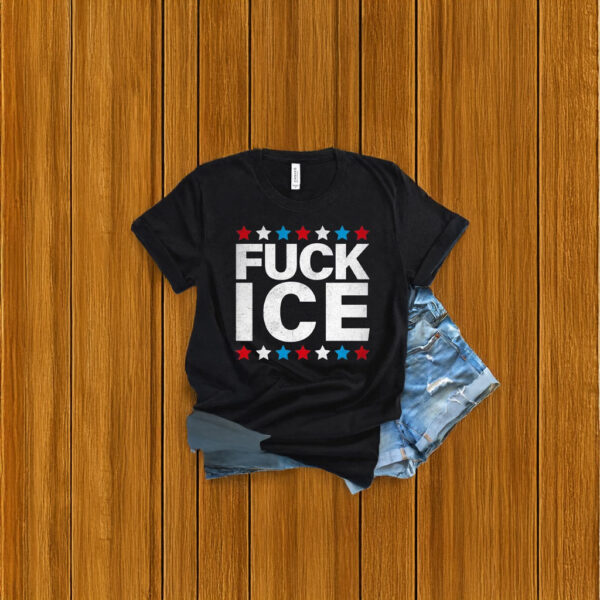 F*ck ICE T-Shirt – Anti ICE Shirt – Pro Immigrant Rights Tee – Activist Protest Shirt – Vintage Black Political Statement Shirt