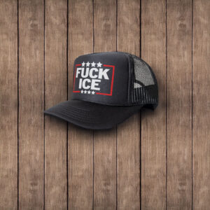 F*ck ICE Trucker Hat – Anti ICE Snapback Cap – Protest Hat – Immigration Rights Mesh Hat – Abolish ICE Political Headwear