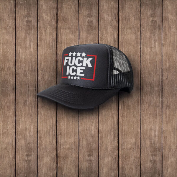 F*ck ICE Trucker Hat – Anti ICE Snapback Cap – Protest Hat – Immigration Rights Mesh Hat – Abolish ICE Political Headwear