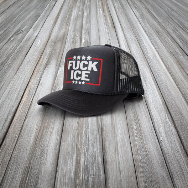 F*ck ICE Trucker Hat – Anti ICE Snapback Cap – Protest Hat – Immigration Rights Mesh Hat – Abolish ICE Political Headwear