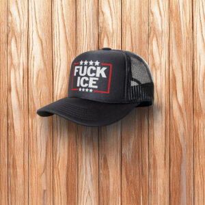 F*ck ICE Trucker Hat – Anti ICE Snapback Cap – Protest Hat – Immigration Rights Mesh Hat – Abolish ICE Political Headwear