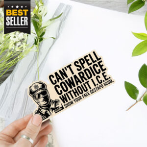 Abolish ICE Sticker Car Magnet