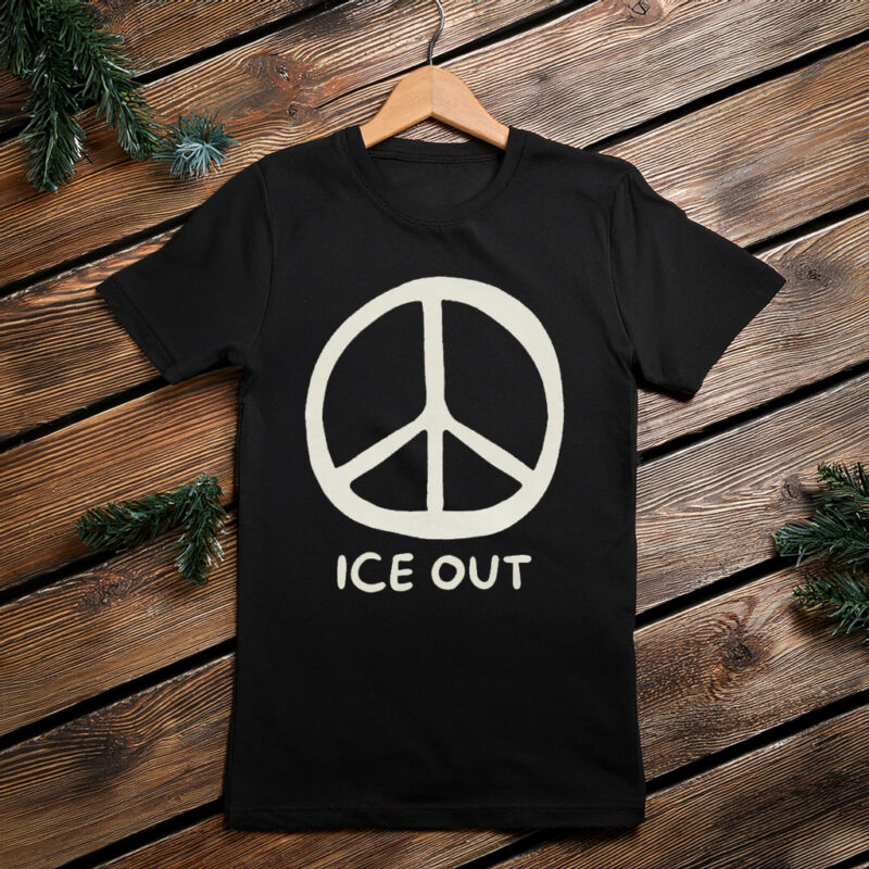 ICE Out Peace Symbol T-Shirt