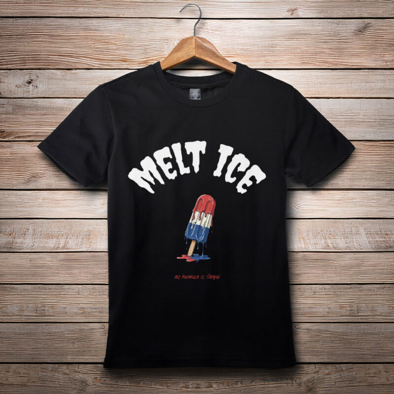 Melt ICE – No Human Is Illegal Shirt