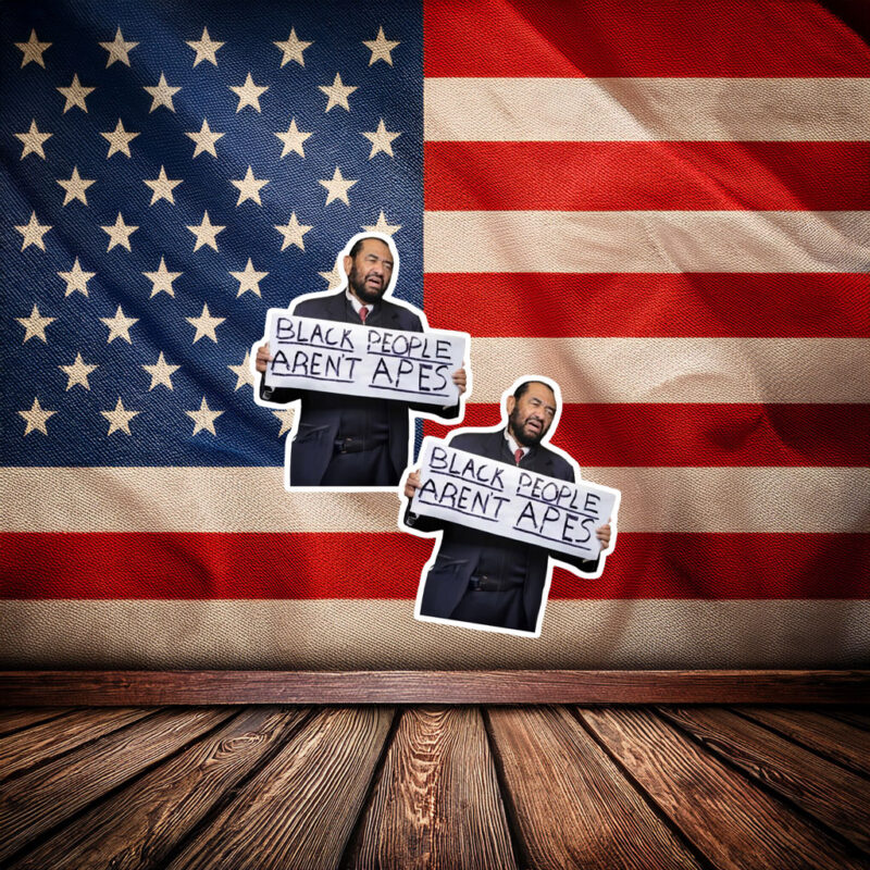 Black People Aren’t Apes Sticker – Protest Sticker