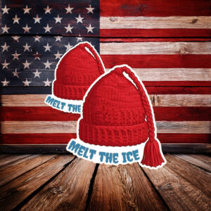 Melt The Ice Beanie Sticker