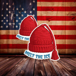 Melt The Ice Beanie Sticker