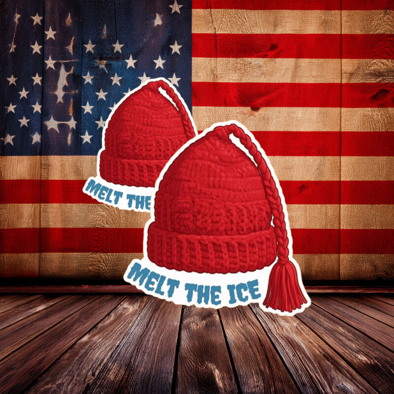 Melt The Ice Beanie Sticker