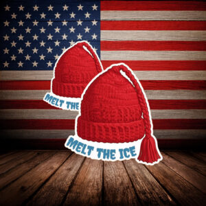 Melt The Ice Beanie Sticker