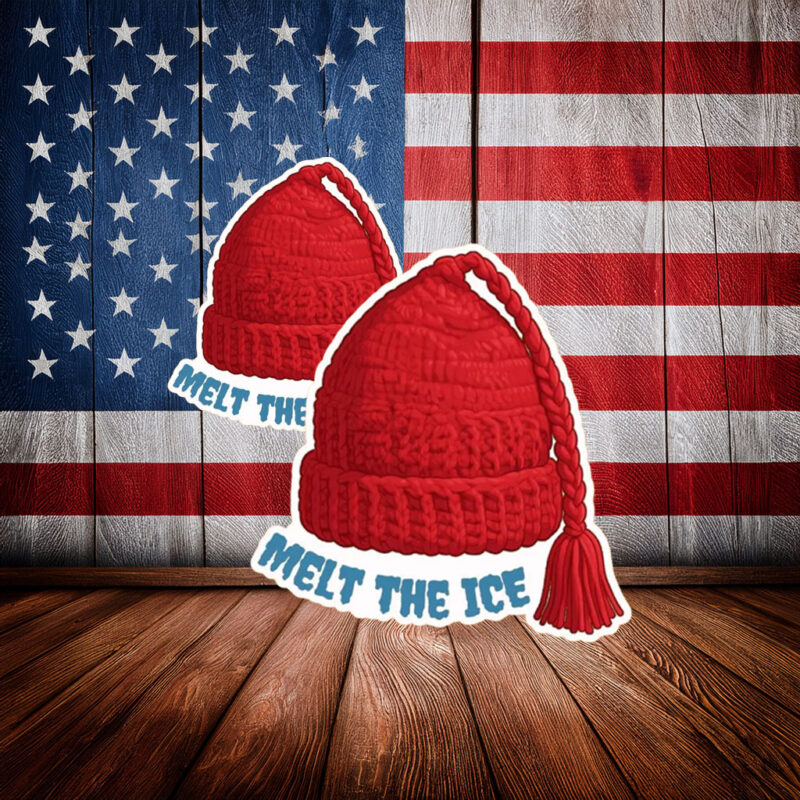 Melt The Ice Beanie Sticker