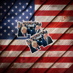 Social Justice Vinyl Decal – Black People Aren’t Apes Political Sticker