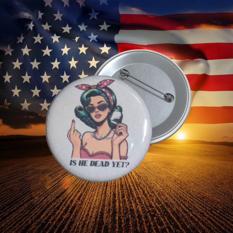 Accountability Now Retro Protest Pin