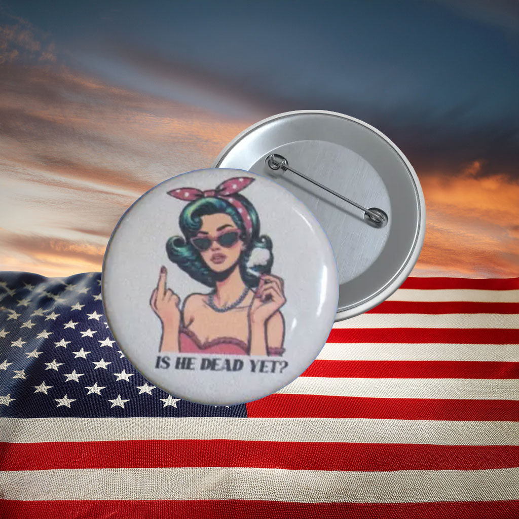 Accountability Now Retro Protest Pin