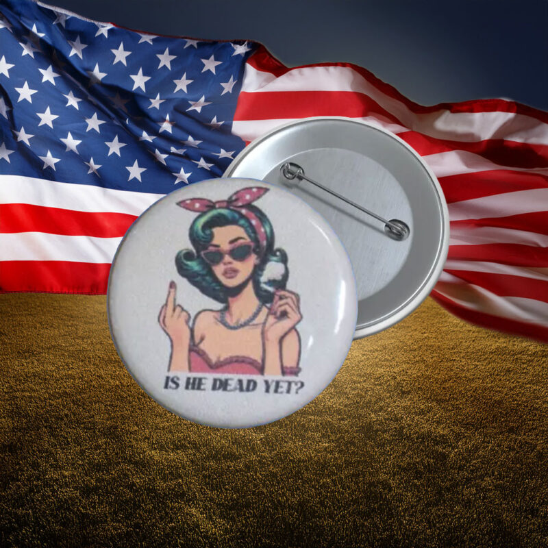 Accountability Now Retro Protest Pin