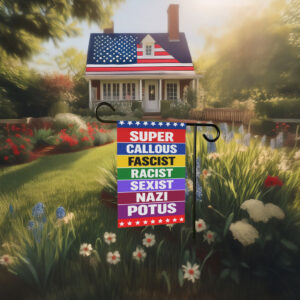 Anti Fascism Anti Trump Anti ICE Yard Flag