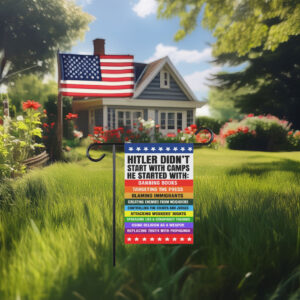 Anti Fascism Garden Flag