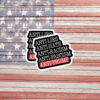Anti Lies Anti Hate Anti Racism Anti Fascism Anti Trump Sticker