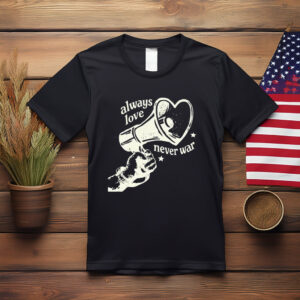 Anti Trump Anti War Peace Graphic Tee