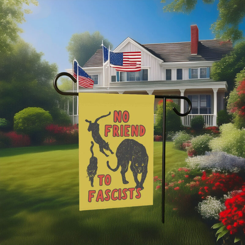 AntiFascist Flag – Black Cat Flag