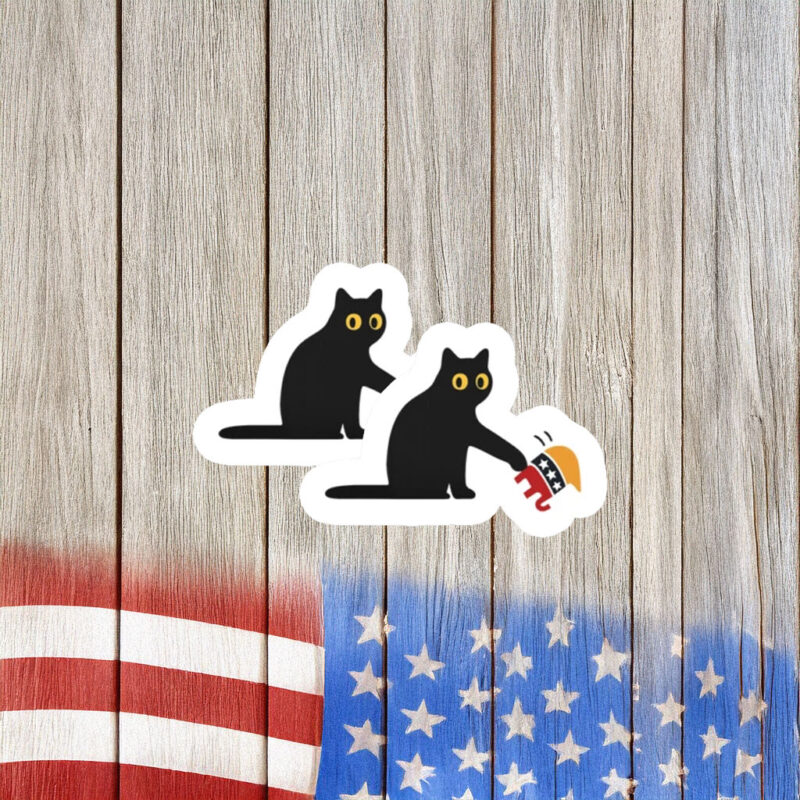 Black Cat Resist Sticker