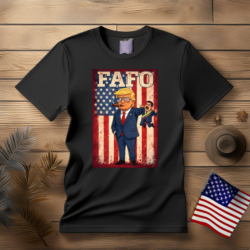 FAFO Trump Cartoon Patriotic Shirt