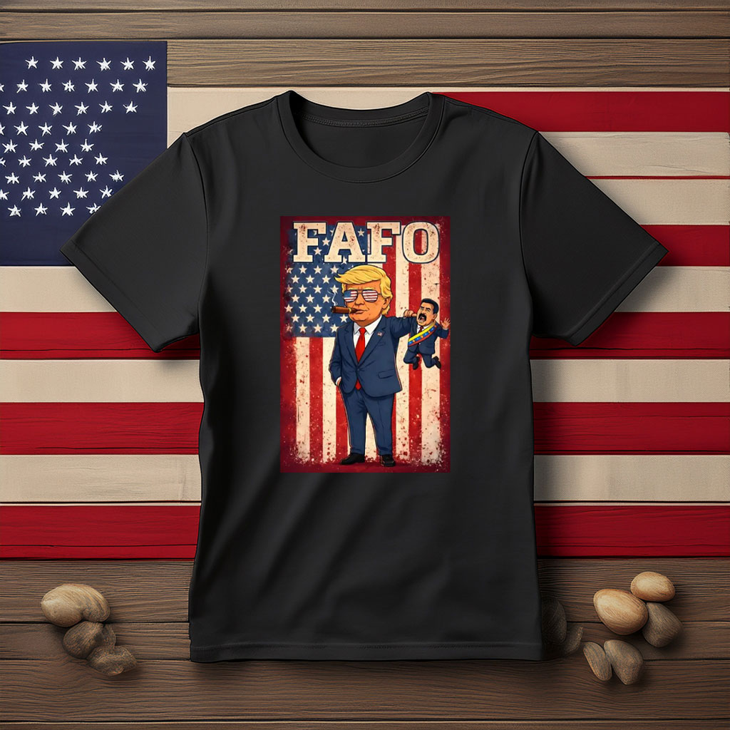 FAFO Trump Cartoon Patriotic Shirt