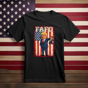FAFO Trump Cartoon Patriotic Shirt