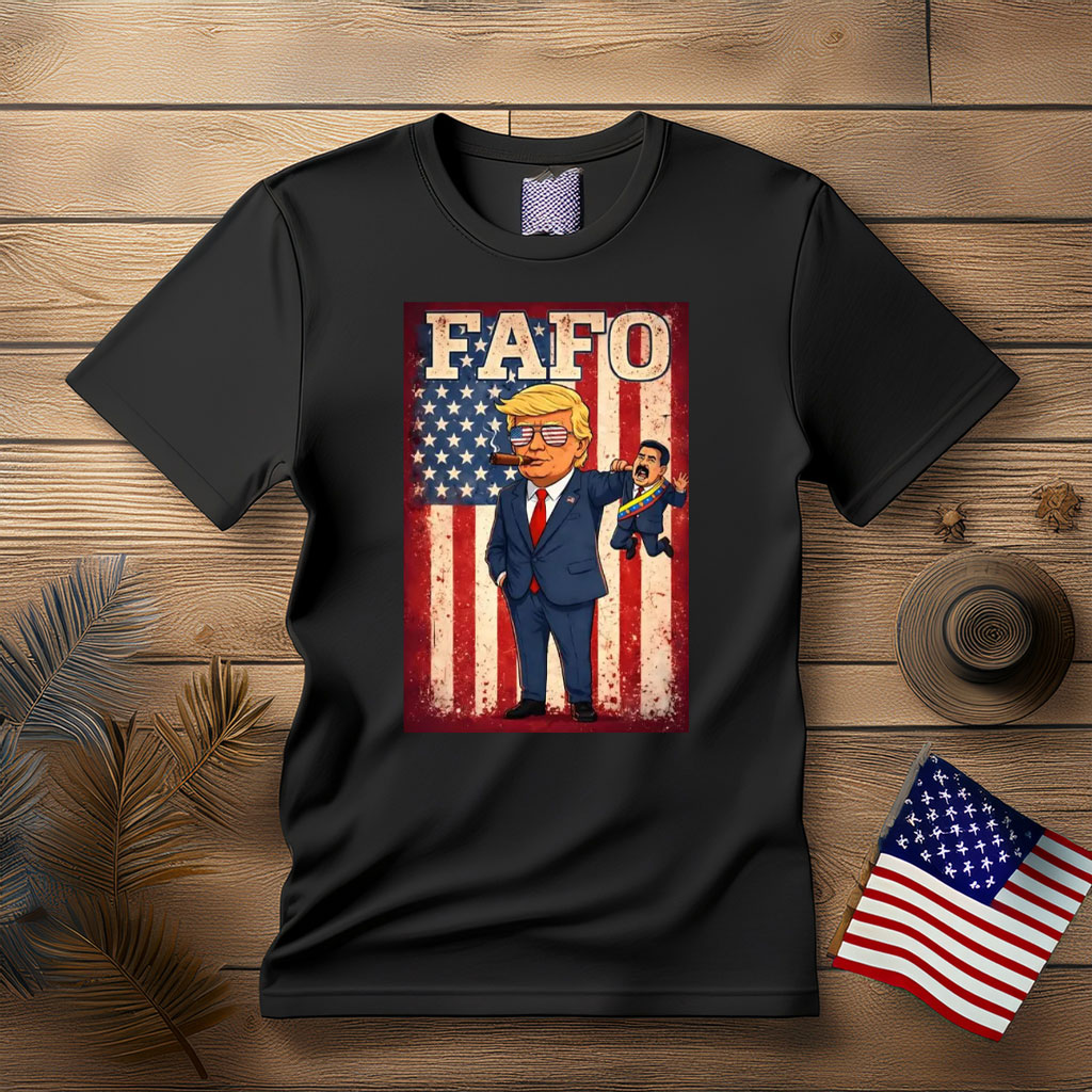 FAFO Trump Cartoon Patriotic Shirt