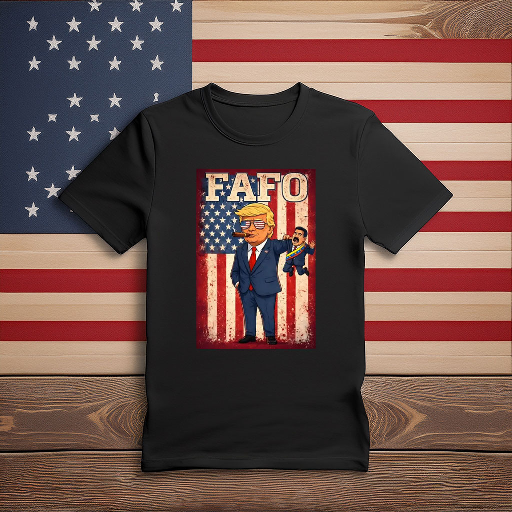 FAFO Trump Cartoon Patriotic Shirt
