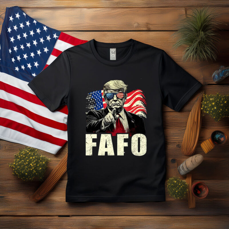 FAFO Trump Pointing Patriotic Shirt