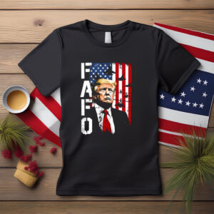 FAFO Trump USA Flag Military Shirt