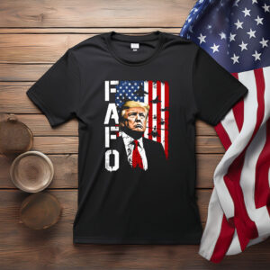 FAFO Trump USA Flag Military Shirt
