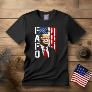 FAFO Trump USA Flag Military Shirt