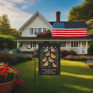 Fight for Those Without Your Privilege Winter Garden Flag