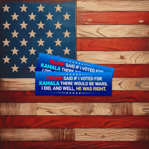 If I Voted For Kamala War, Anti Trump Sticker