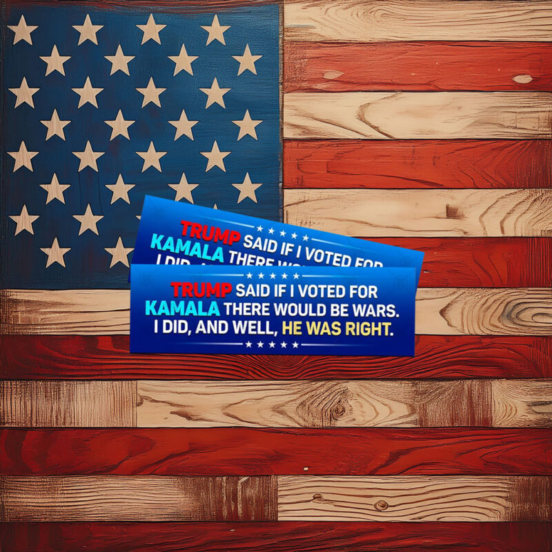If I Voted For Kamala War, Anti Trump Sticker