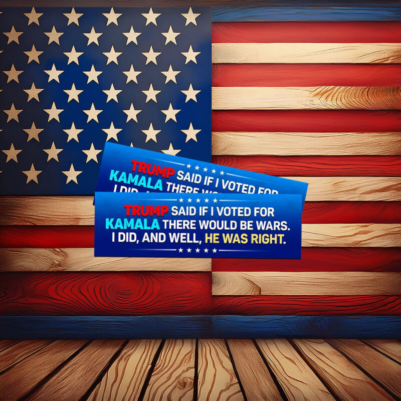 If I Voted For Kamala War, Anti Trump Sticker