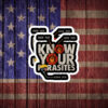 Know Your Parasites Political Satire Sticker