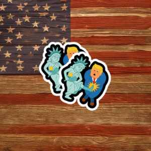 Liberty Says No Political Satire Sticker