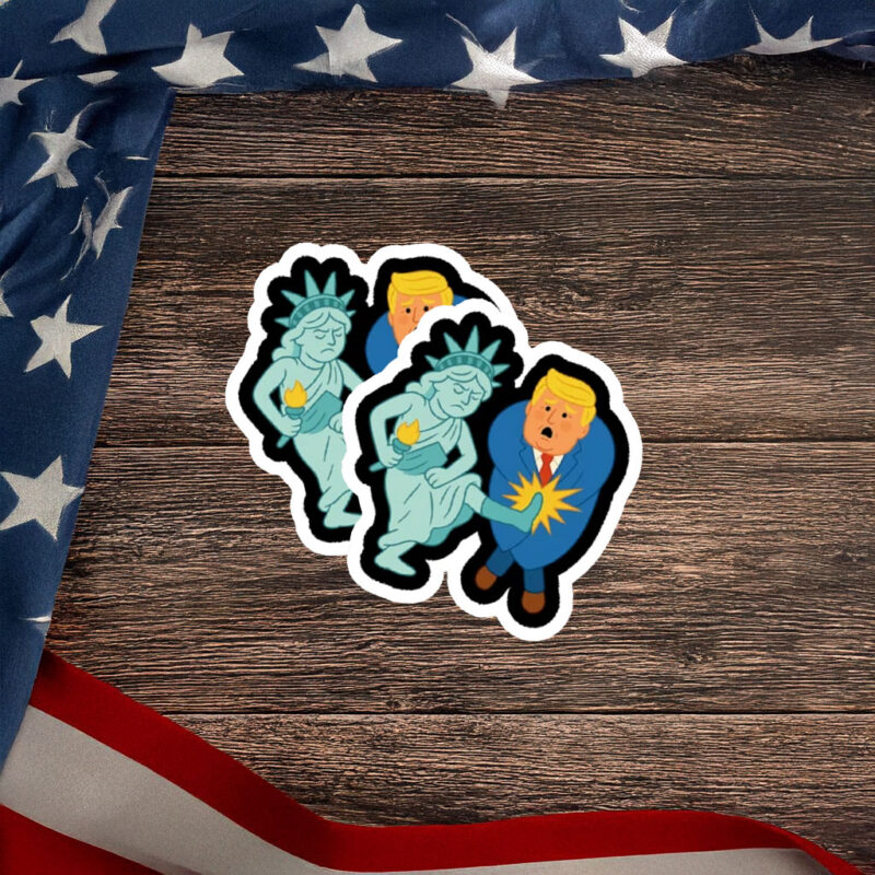Liberty Says No Political Satire Sticker