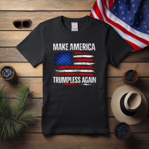Make America Trumpless Again Distressed Flag Shirt