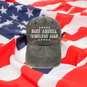Make America Trumpless Again Embroidered Black Dad Cap