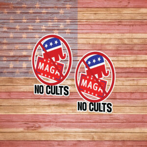 No Cults Vinyl Sticker